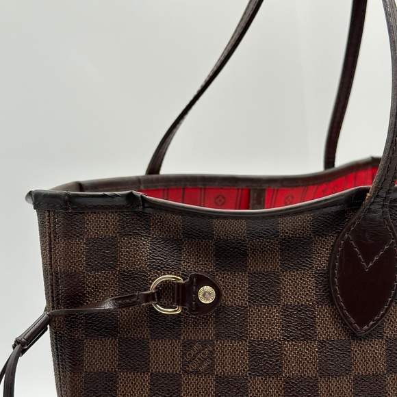 2010 Authentic Louis Vuitton Damier Ebene Neverfull MM Tote - Picture 7 of 16